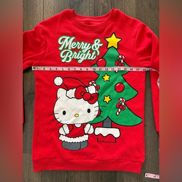 Hello Kitty Merry and Bright Holiday Christmas Sweater Size XL - Picture 3 of 6
